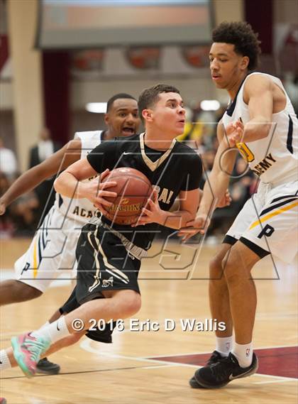 Thumbnail 1 in Putnam Vo-Tech vs. Central (Spalding Hoophall Classic) photogallery.