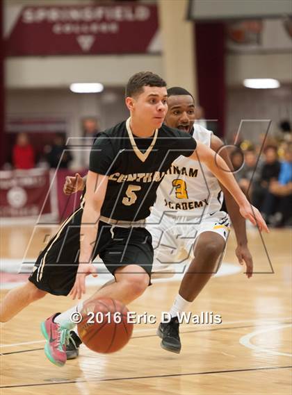Thumbnail 2 in Putnam Vo-Tech vs. Central (Spalding Hoophall Classic) photogallery.