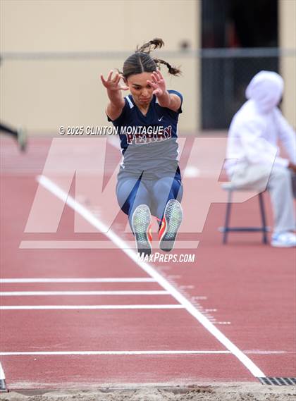 Thumbnail 1 in Devon Allen Invitational  (Long Jump) photogallery.