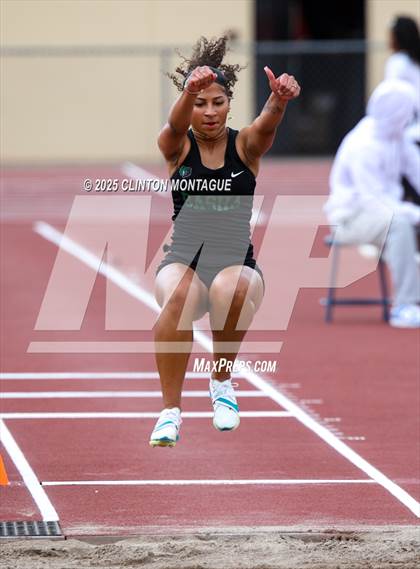 Thumbnail 3 in Devon Allen Invitational  (Long Jump) photogallery.
