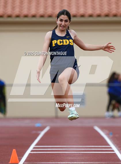 Thumbnail 3 in Devon Allen Invitational  (Long Jump) photogallery.