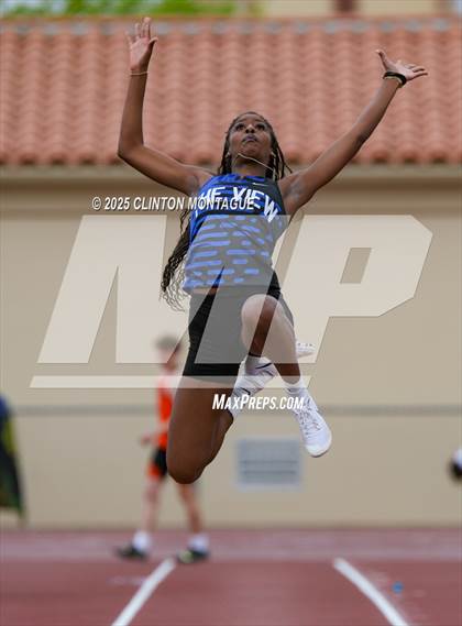Thumbnail 3 in Devon Allen Invitational  (Long Jump) photogallery.
