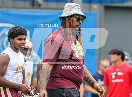 Thumbnail 2 in Melrose vs Desoto Central (U of Memphis 7v7) photogallery.