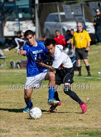 Thumbnail 1 in Pacifica vs Westlake  (Buena New Year's Tournament) photogallery.