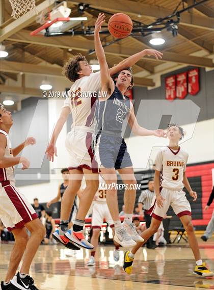 Thumbnail 1 in Woodrow Wilson vs. Northwood (Tustin Holiday Classic) photogallery.