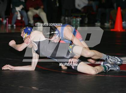 Thumbnail 3 in Suffolk County High School League IV Wrestling Finals photogallery.