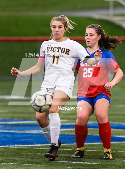 Thumbnail 3 in Victor Central @ Fairport (Section 5 Quarterfinal Playoff) photogallery.
