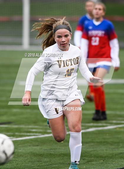 Thumbnail 3 in Victor Central @ Fairport (Section 5 Quarterfinal Playoff) photogallery.