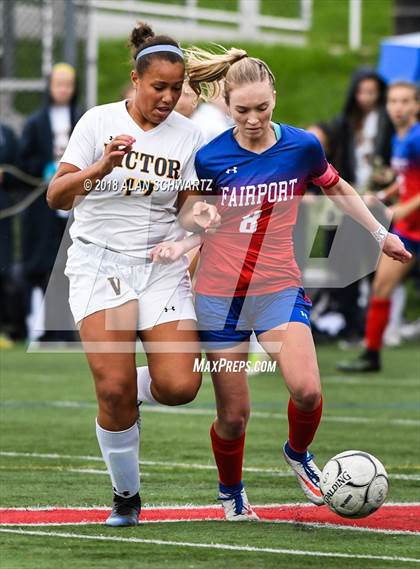 Thumbnail 3 in Victor Central @ Fairport (Section 5 Quarterfinal Playoff) photogallery.