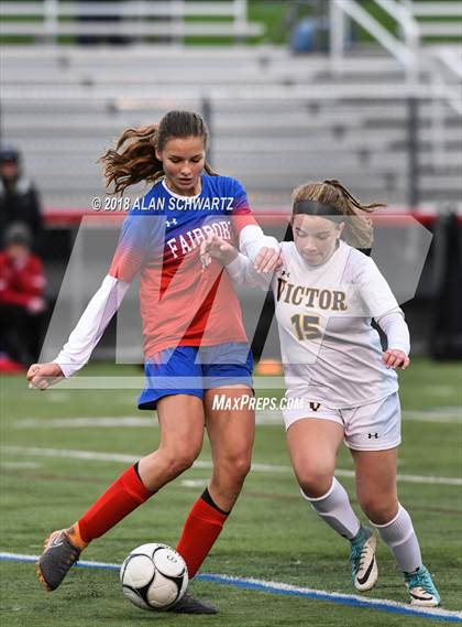 Thumbnail 1 in Victor Central @ Fairport (Section 5 Quarterfinal Playoff) photogallery.