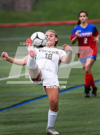 Thumbnail 2 in Victor Central @ Fairport (Section 5 Quarterfinal Playoff) photogallery.