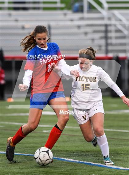 Thumbnail 3 in Victor Central @ Fairport (Section 5 Quarterfinal Playoff) photogallery.