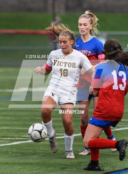 Thumbnail 2 in Victor Central @ Fairport (Section 5 Quarterfinal Playoff) photogallery.