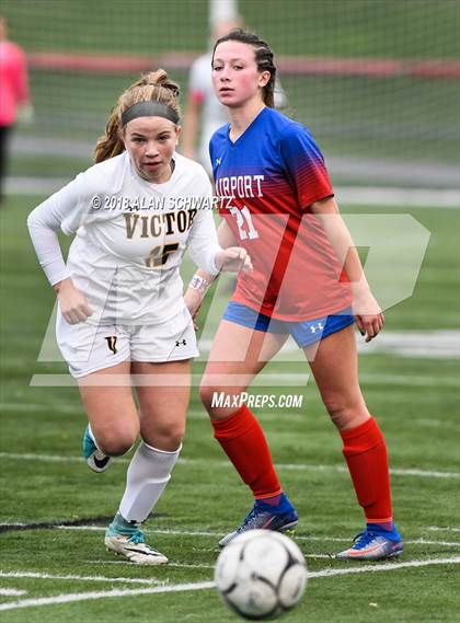 Thumbnail 3 in Victor Central @ Fairport (Section 5 Quarterfinal Playoff) photogallery.