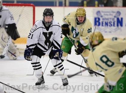 Thumbnail 2 in Notre Dame-West Haven vs. Xavier (West Haven Christmas Tournament) photogallery.