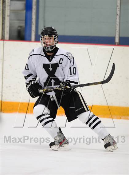 Thumbnail 2 in Notre Dame-West Haven vs. Xavier (West Haven Christmas Tournament) photogallery.
