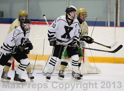 Thumbnail 1 in Notre Dame-West Haven vs. Xavier (West Haven Christmas Tournament) photogallery.
