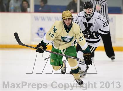 Thumbnail 1 in Notre Dame-West Haven vs. Xavier (West Haven Christmas Tournament) photogallery.
