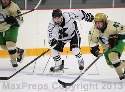 Thumbnail 3 in Notre Dame-West Haven vs. Xavier (West Haven Christmas Tournament) photogallery.