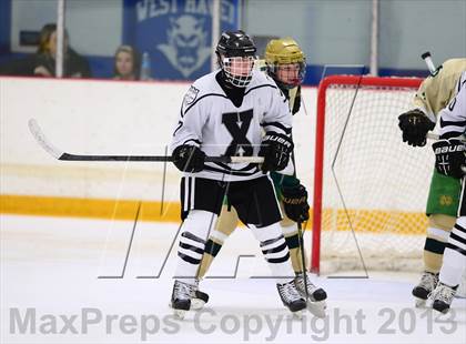 Thumbnail 2 in Notre Dame-West Haven vs. Xavier (West Haven Christmas Tournament) photogallery.