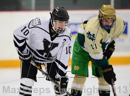 Thumbnail 3 in Notre Dame-West Haven vs. Xavier (West Haven Christmas Tournament) photogallery.