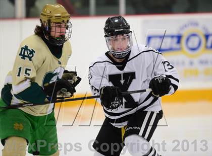 Thumbnail 2 in Notre Dame-West Haven vs. Xavier (West Haven Christmas Tournament) photogallery.