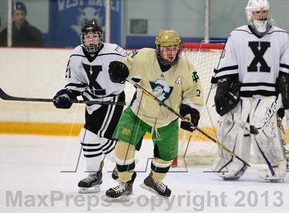 Thumbnail 1 in Notre Dame-West Haven vs. Xavier (West Haven Christmas Tournament) photogallery.