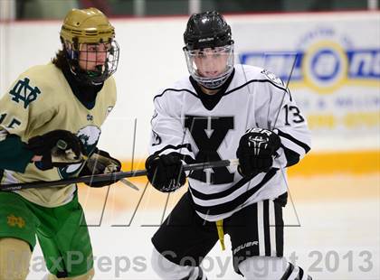 Thumbnail 1 in Notre Dame-West Haven vs. Xavier (West Haven Christmas Tournament) photogallery.