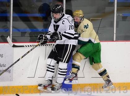 Thumbnail 2 in Notre Dame-West Haven vs. Xavier (West Haven Christmas Tournament) photogallery.
