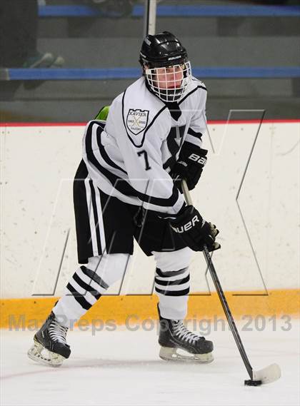 Thumbnail 1 in Notre Dame-West Haven vs. Xavier (West Haven Christmas Tournament) photogallery.