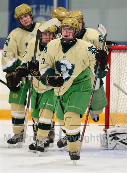 Thumbnail 2 in Notre Dame-West Haven vs. Xavier (West Haven Christmas Tournament) photogallery.