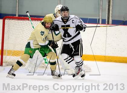 Thumbnail 1 in Notre Dame-West Haven vs. Xavier (West Haven Christmas Tournament) photogallery.