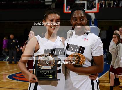 Thumbnail 1 in Ossining vs. Albertus Magnus (Section 1 Class AA Final) photogallery.
