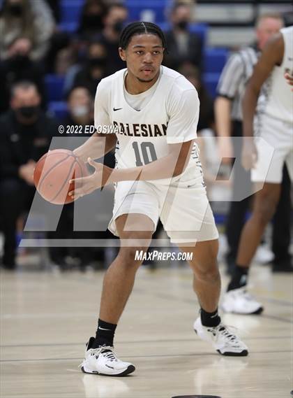 Thumbnail 2 in Salesian College Preparatory vs. Central (CIF D2 NorCal First Round) photogallery.
