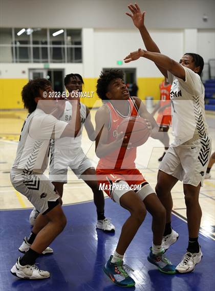 Thumbnail 2 in Salesian College Preparatory vs. Central (CIF D2 NorCal First Round) photogallery.