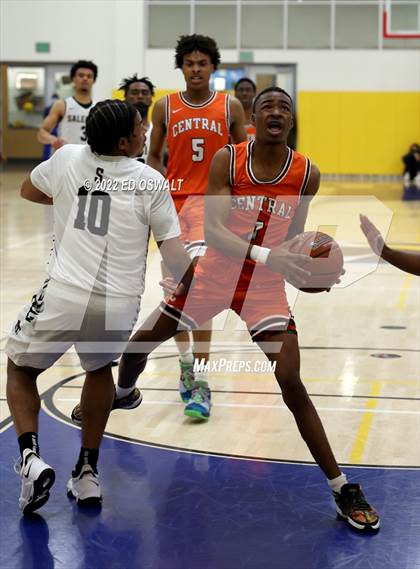 Thumbnail 3 in Salesian College Preparatory vs. Central (CIF D2 NorCal First Round) photogallery.