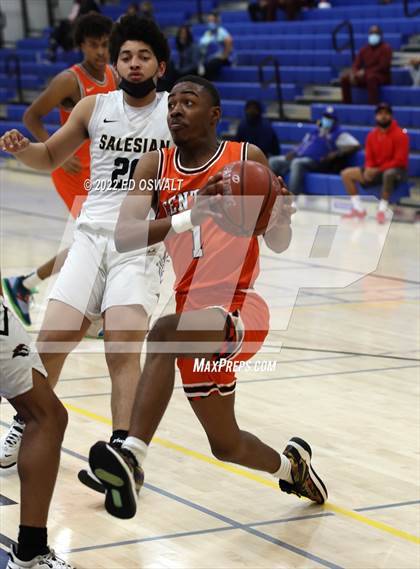 Thumbnail 2 in Salesian College Preparatory vs. Central (CIF D2 NorCal First Round) photogallery.
