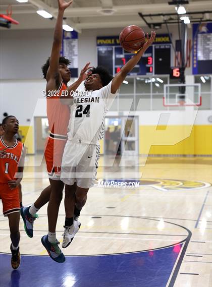 Thumbnail 1 in Salesian College Preparatory vs. Central (CIF D2 NorCal First Round) photogallery.