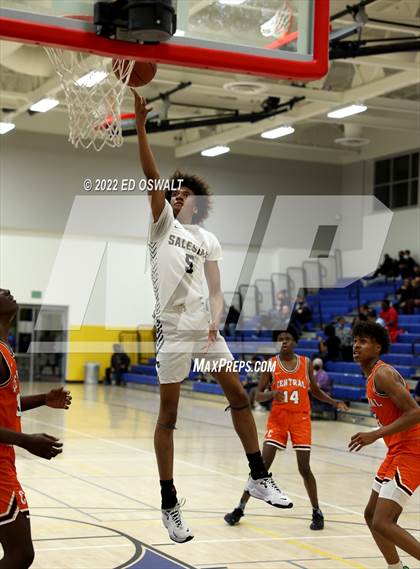 Thumbnail 2 in Salesian College Preparatory vs. Central (CIF D2 NorCal First Round) photogallery.