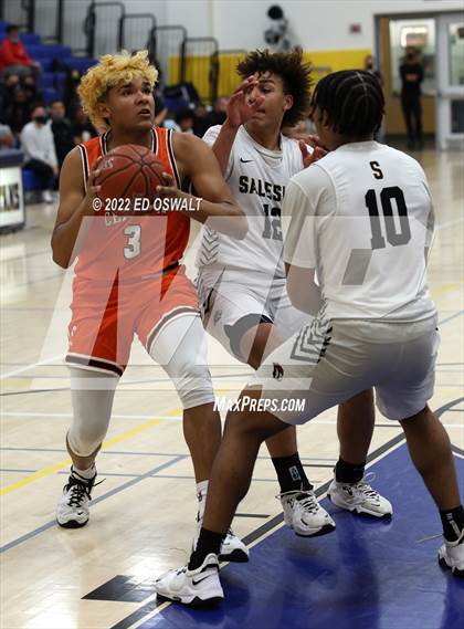 Thumbnail 1 in Salesian College Preparatory vs. Central (CIF D2 NorCal First Round) photogallery.