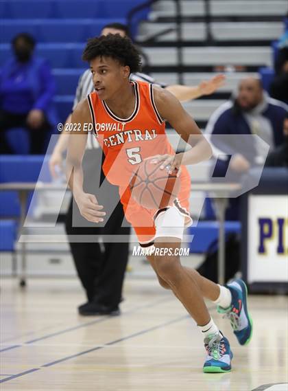 Thumbnail 2 in Salesian College Preparatory vs. Central (CIF D2 NorCal First Round) photogallery.