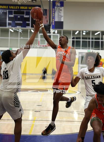 Thumbnail 1 in Salesian College Preparatory vs. Central (CIF D2 NorCal First Round) photogallery.