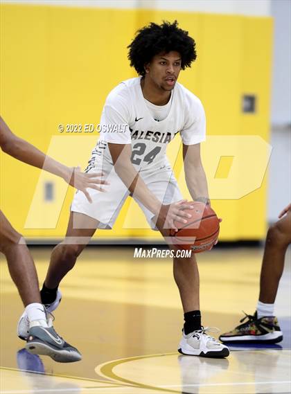 Thumbnail 3 in Salesian College Preparatory vs. Central (CIF D2 NorCal First Round) photogallery.