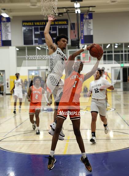 Thumbnail 3 in Salesian College Preparatory vs. Central (CIF D2 NorCal First Round) photogallery.