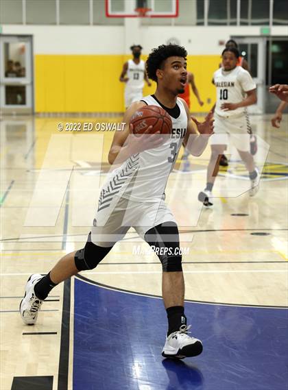 Thumbnail 3 in Salesian College Preparatory vs. Central (CIF D2 NorCal First Round) photogallery.