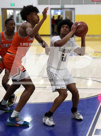 Thumbnail 2 in Salesian College Preparatory vs. Central (CIF D2 NorCal First Round) photogallery.