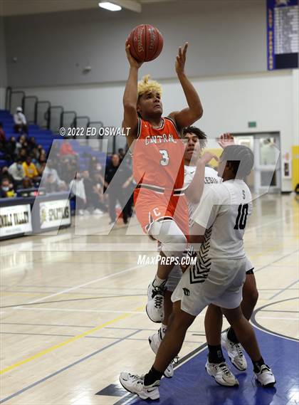 Thumbnail 2 in Salesian College Preparatory vs. Central (CIF D2 NorCal First Round) photogallery.