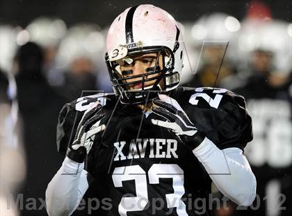 Thumbnail 2 in Norwich Free Academy vs. Xavier (CIAC Class LL Final) photogallery.