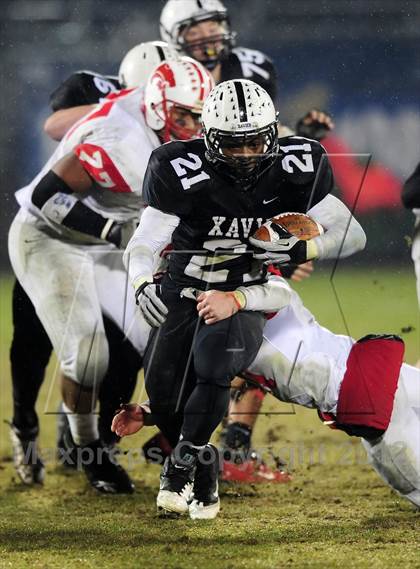 Thumbnail 2 in Norwich Free Academy vs. Xavier (CIAC Class LL Final) photogallery.
