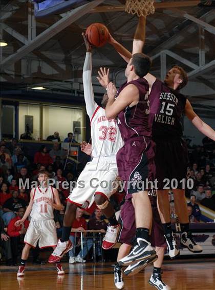 Thumbnail 3 in Meridian vs. Sesser-Valier (IHSA Class 1A Sectional Championship) photogallery.